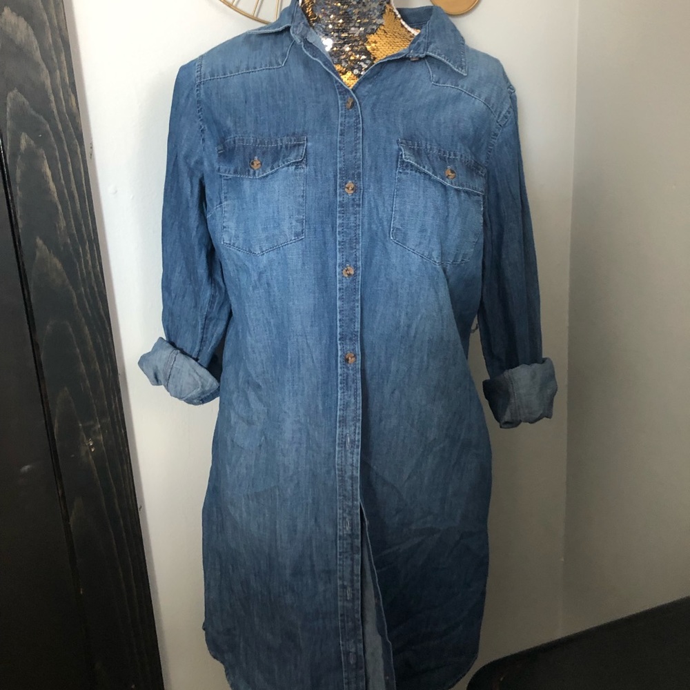Denim Midi Dress